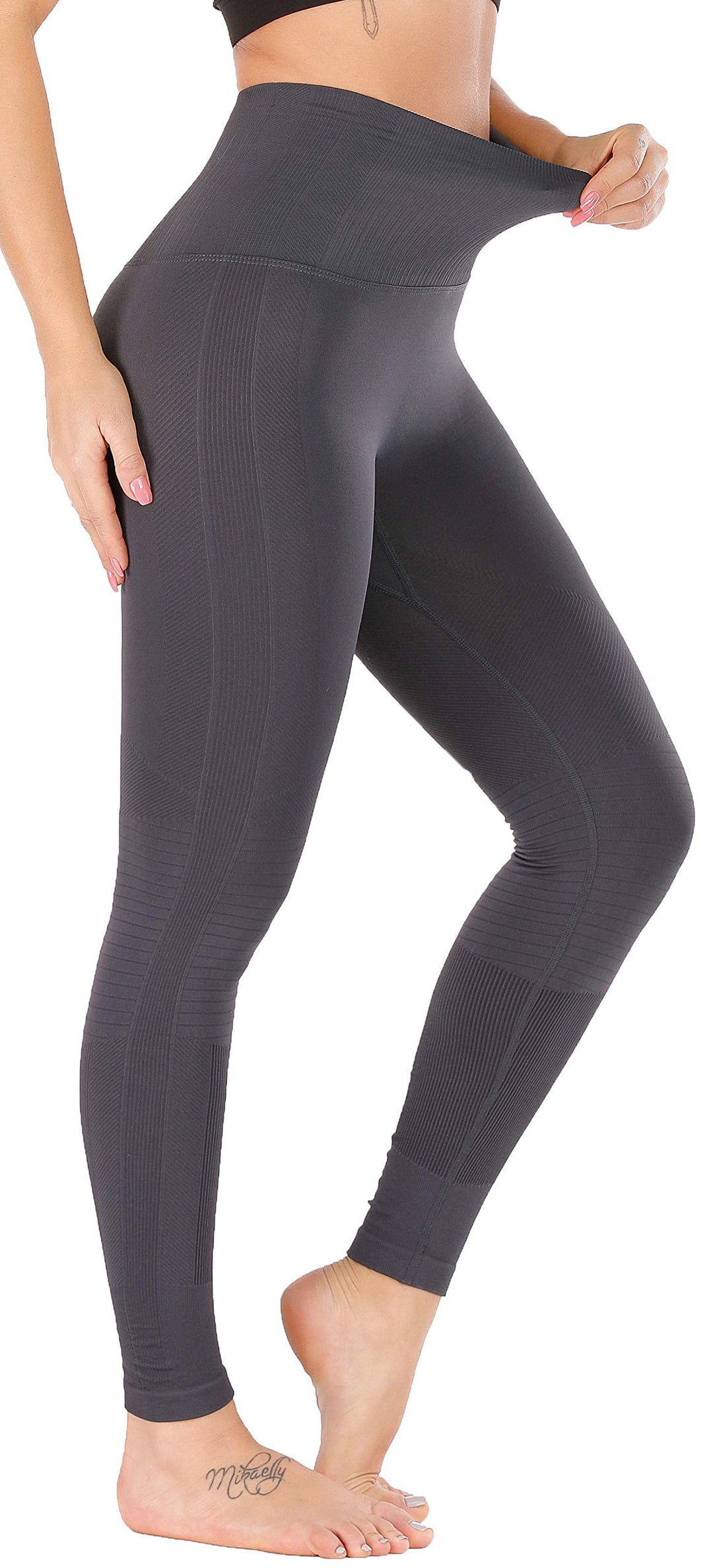 5 inches High Waist Tummy Control Compression Leggings