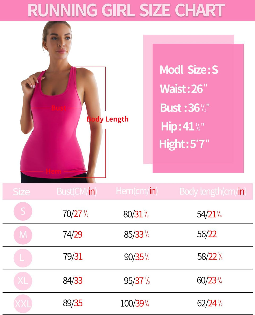 RUNNING GIRL Workout Tank Tops with Built in Bras for Women,Compression Shirt Strappy Back Athletic Yoga Tops