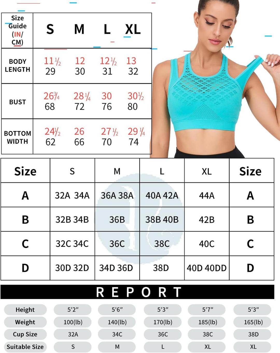 High Support,Seamless Ribbed Longline High Neck Racerback Padded Crop