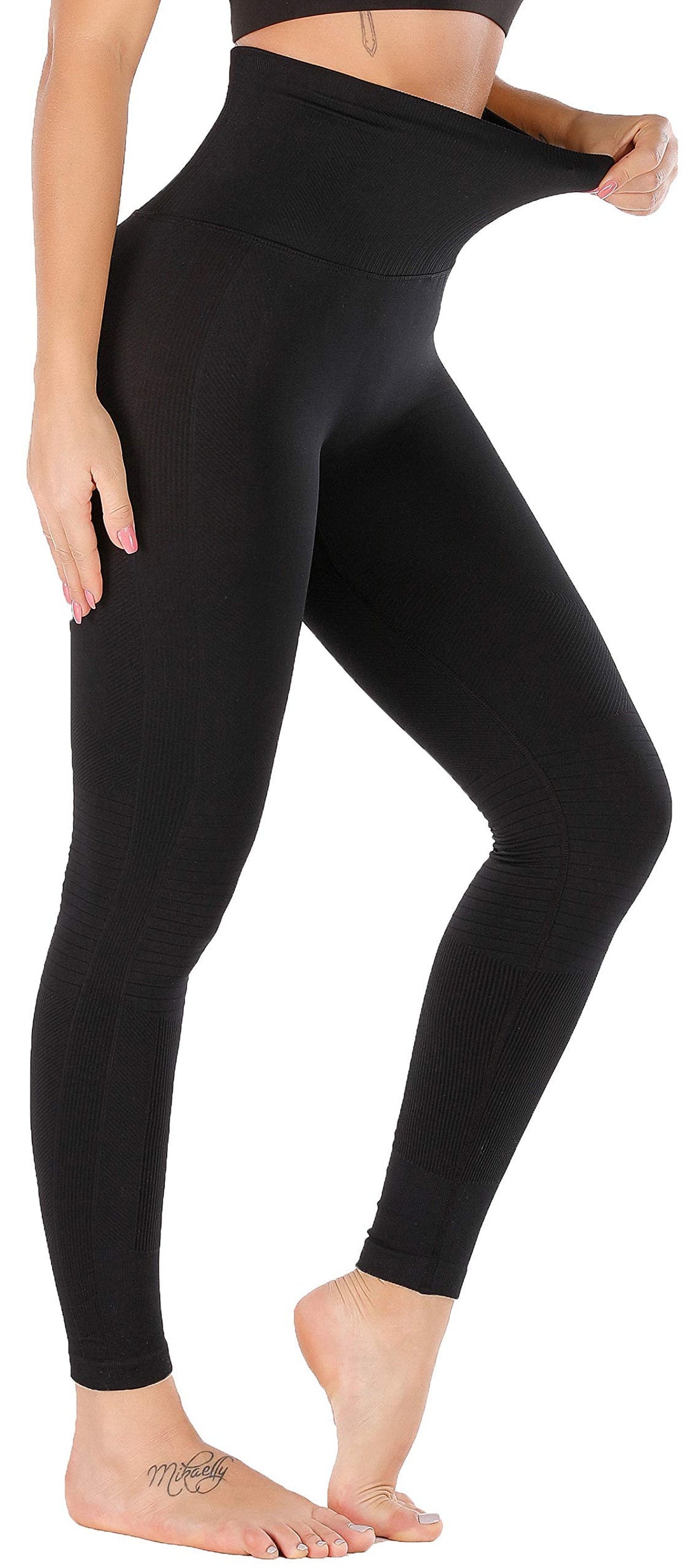 5 inches High Waist Tummy Control Compression Leggings