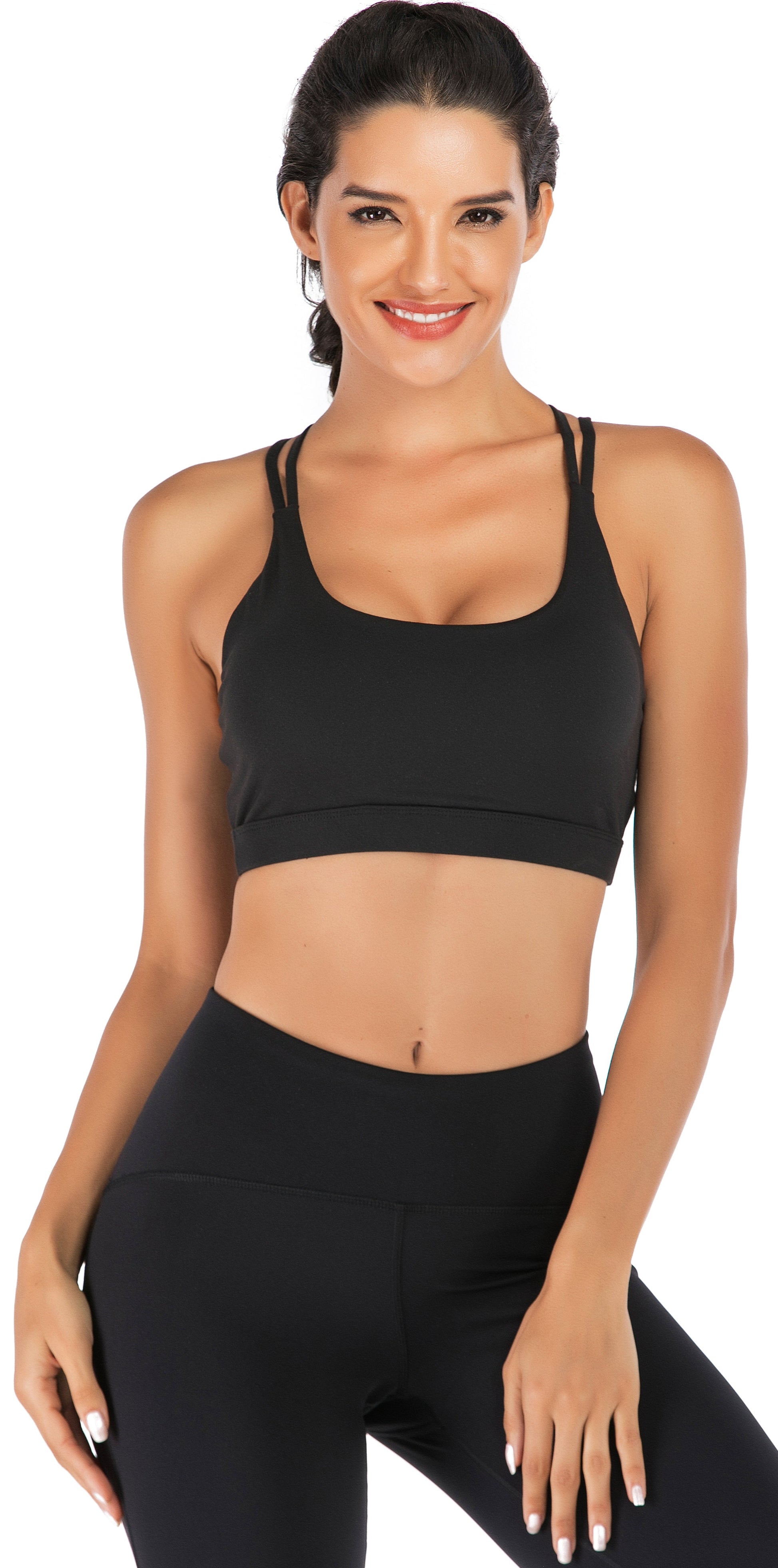 Buy GenericGirl White Top Nipple Pull Ups Sports Bra 42J Long Sleeve Crop  Womens Workout Gear Backless Bra Ff Cup Moulded Cup Bra Online at  desertcartINDIA